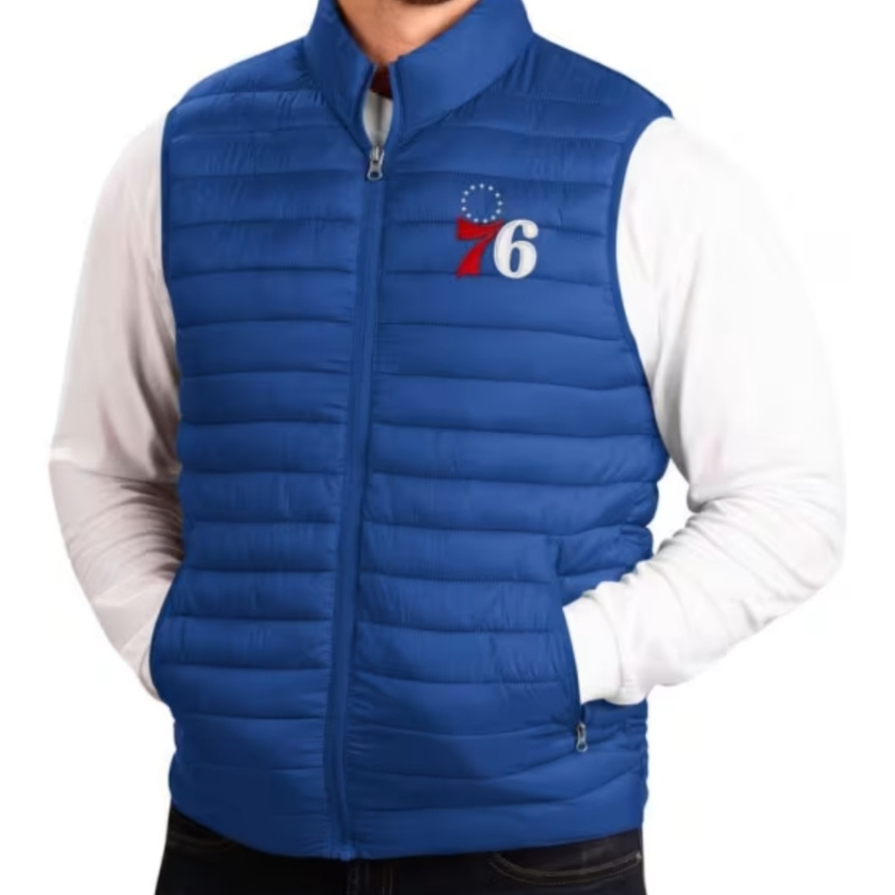 76ers puffer vest